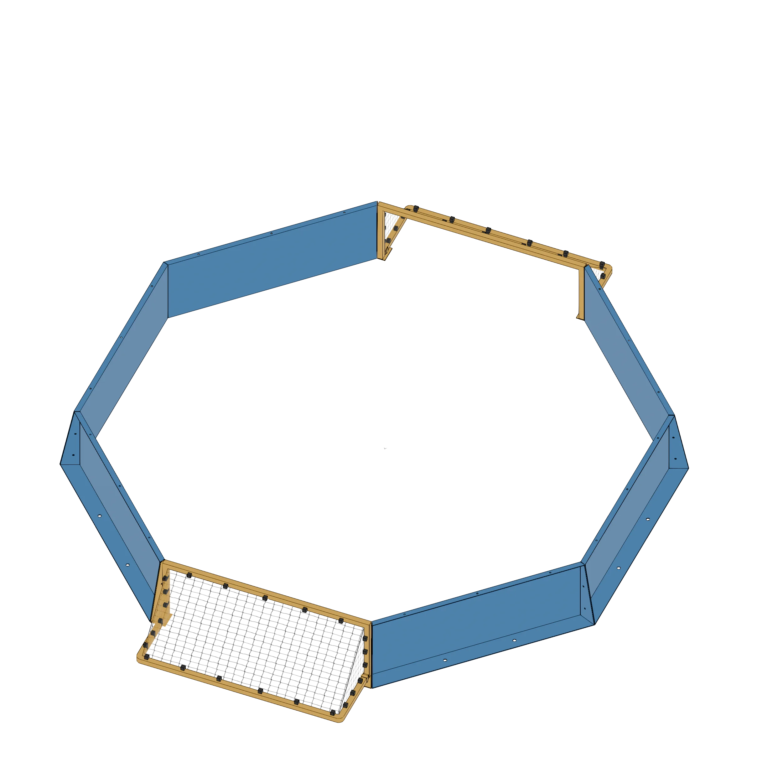Terrain Octoball T1 en configuration standard