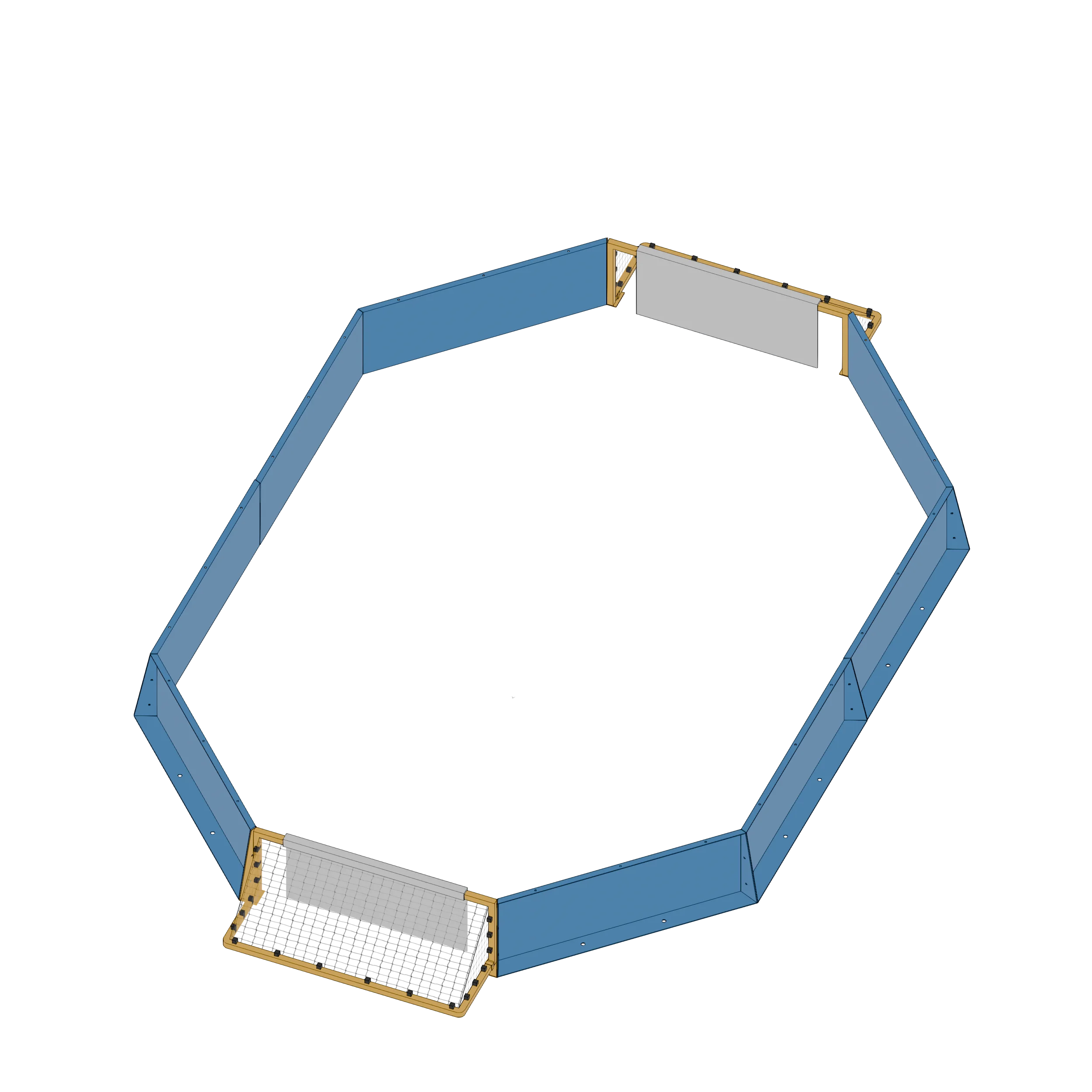 Terrain Octoball T2 en configuration standard