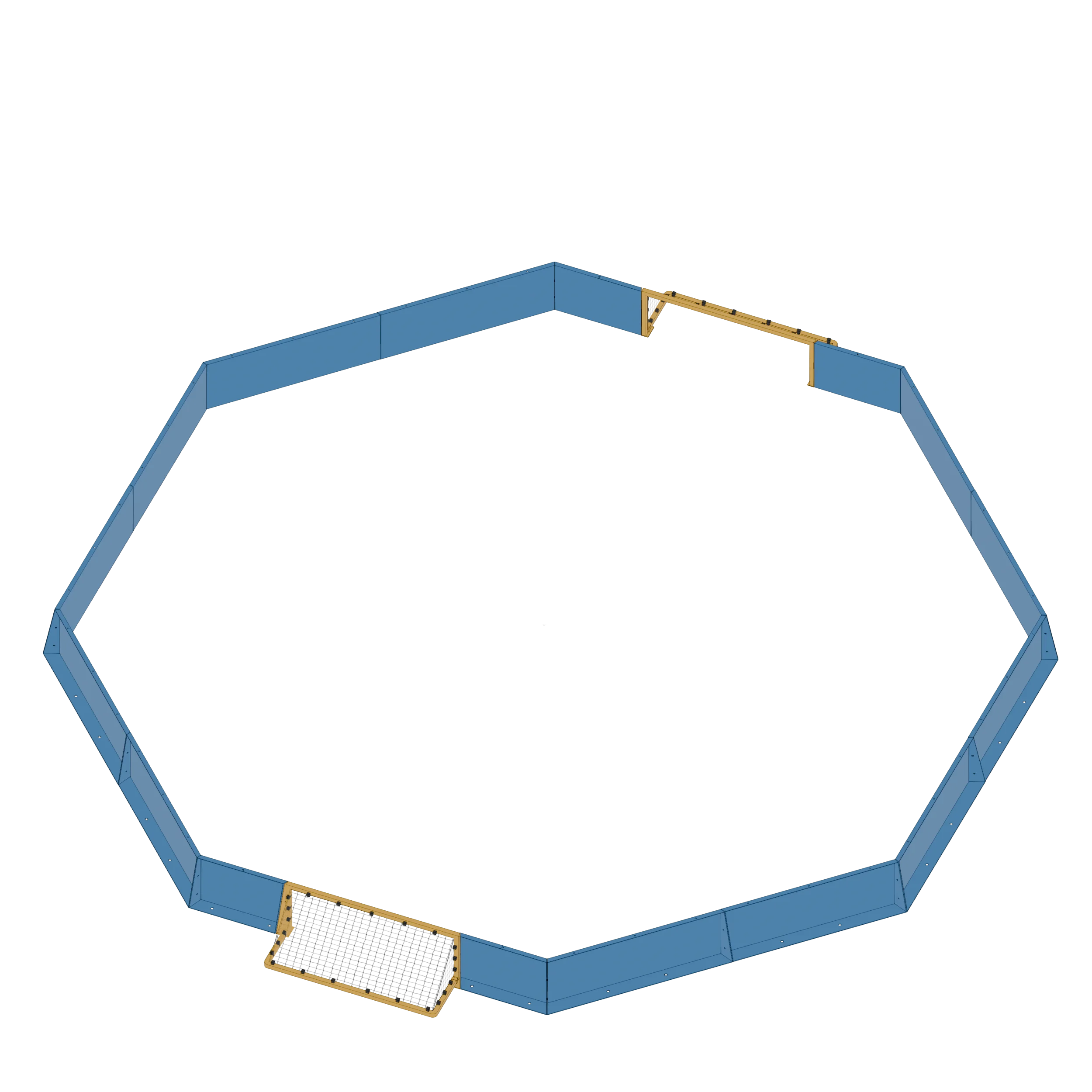 Terrain Octoball T3 en configuration standard